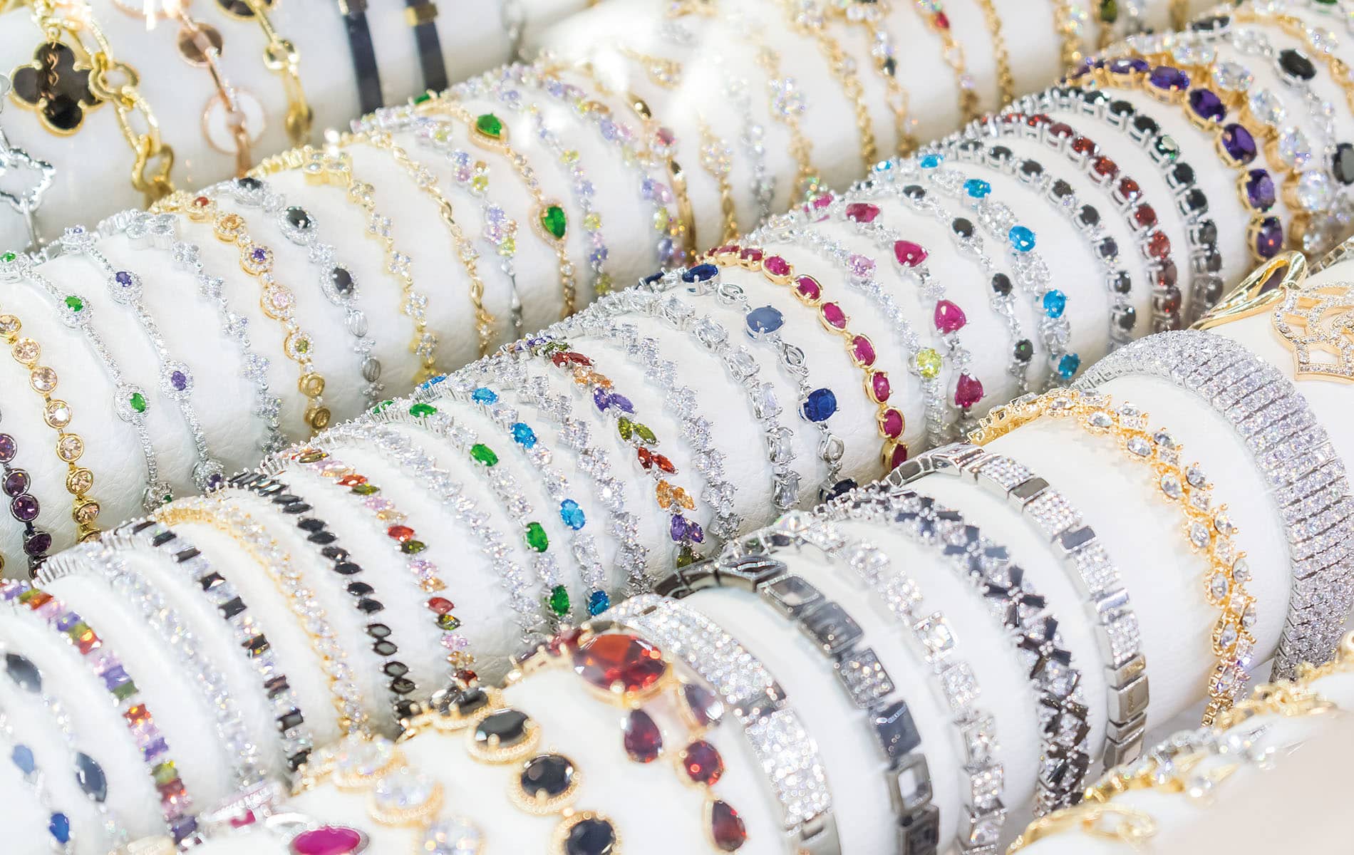 Inventario global de tiendas de joyería y accesorios