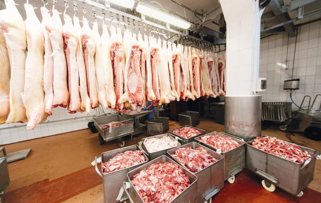 Inventario por peso de productos de carne