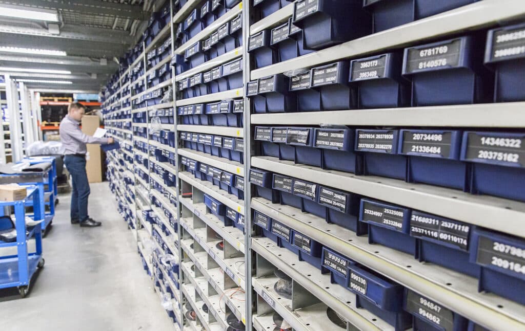 Conteo de stock preciso y eficiente de piezas