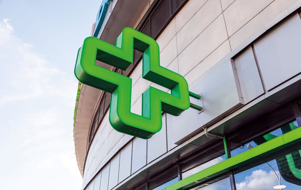 Conteo de existencias de farmacias