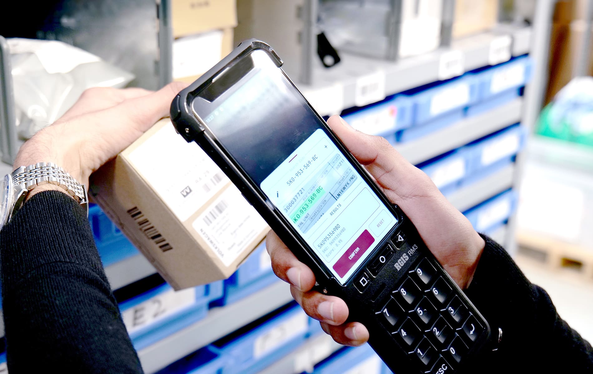 Inventario de códigos de producto de almacén